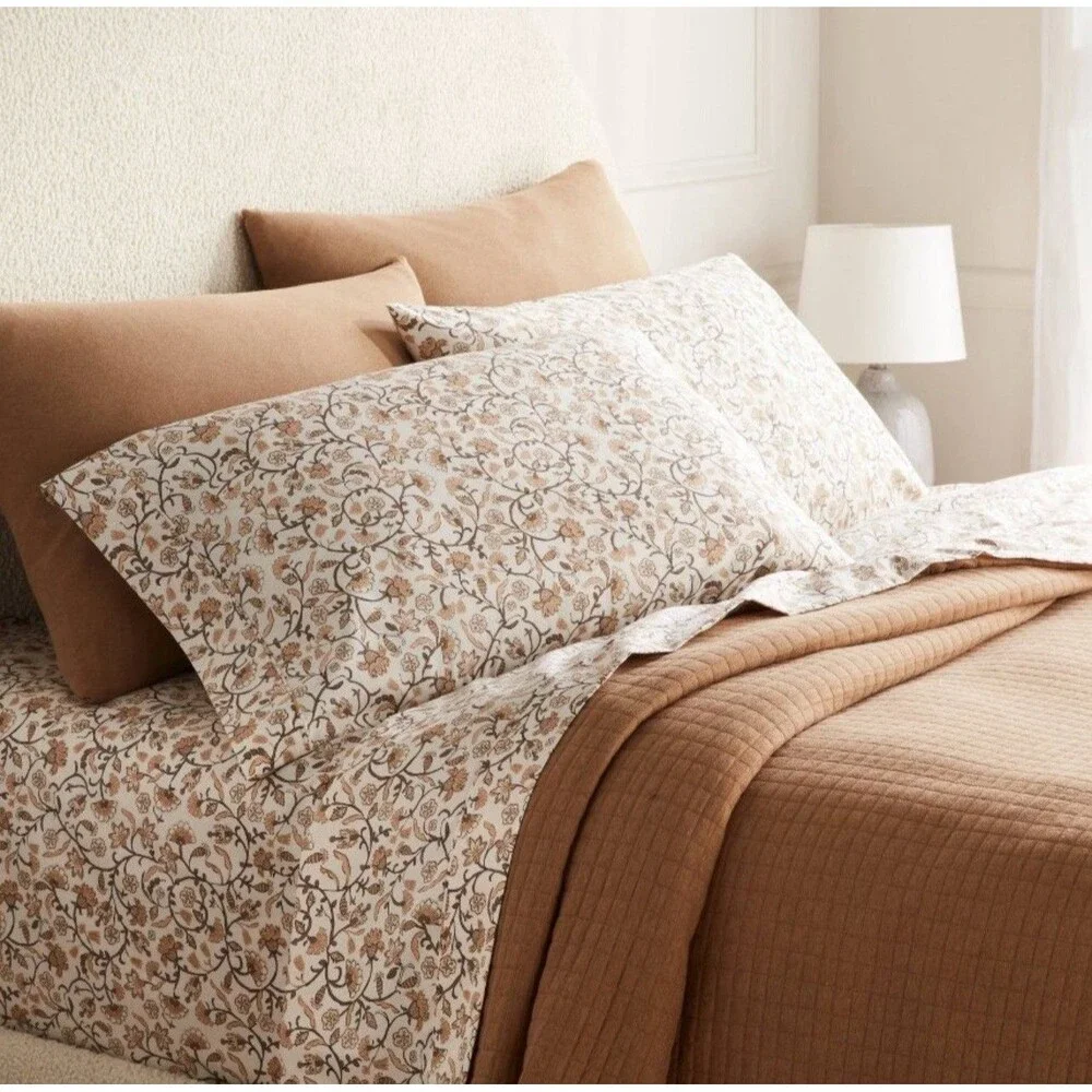 Twin/Twin XL 400 Thread Count Performance Sheet Set Cool Floral - Threshold NEW